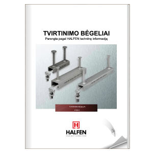 Denia Solutions Halfen Leidiniai Tvirtinimo begeliai HTA