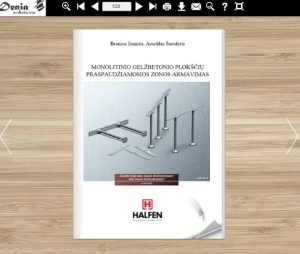 Denia Solutions Monolitino gelzbetonio ploksciu praspaudziamosios zonos armavimas Halfen Mokomoji knyga 2