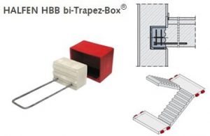 Garsą izoliuojantys elementai Halfen HBB. Denia Solutions