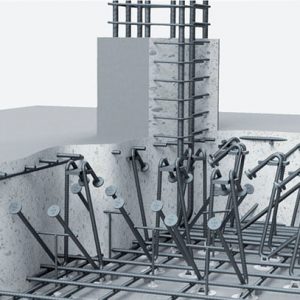Pamatų armatūra atspari spaudimui HDB-Z Halfen Denia Solutions Pavyzdys 2