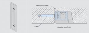 Sujungimas surenkamojo gelzbetonio plokstems Halfen HEK Precast Coupler Denia Solutions 2