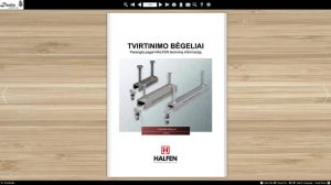 Tvirtinimo bėgeliai Halfen. Mokomoji knyga